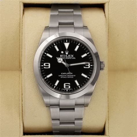 used rolex explorer 39mm